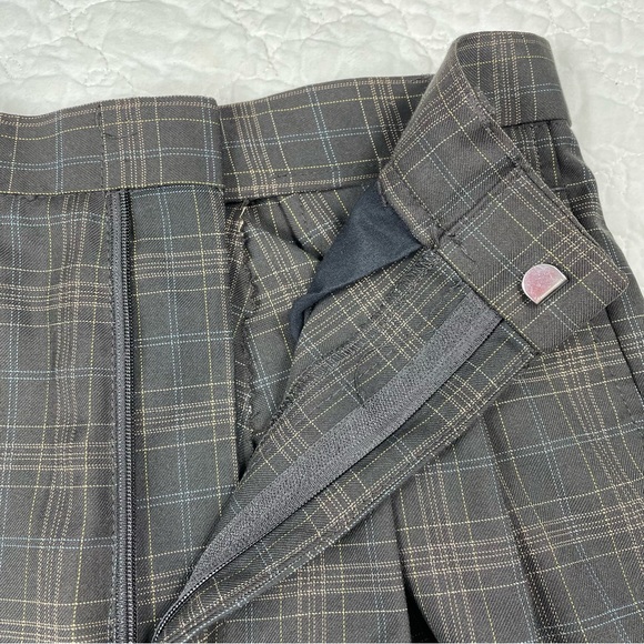 🔥Young Kings By Steve Harvey (2pcs) Plaid Brown Blue Blazer & Pants Suit - Picture 16 of 16